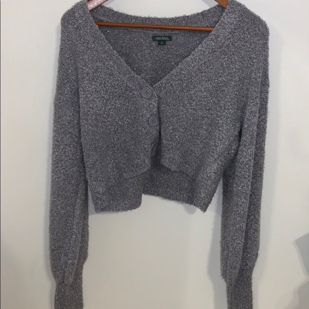 cropped cardigan